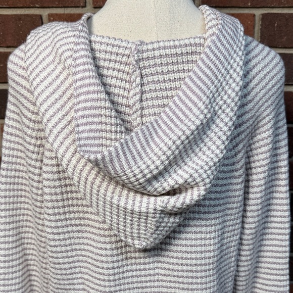 J. Jill Pullover Hooded Split Neck Sweater - Picture 5 of 12